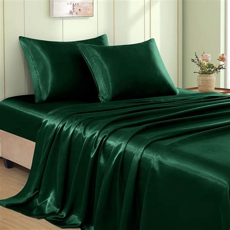 emerald sheet metal|emerald green silk bed sheets.